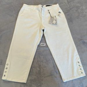 NYDJ Tummy Tuck Women's Denim Jeans 12 White